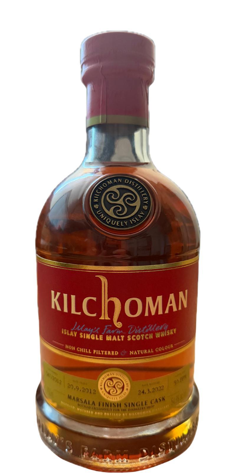 Kilchoman 2012  Single Cask