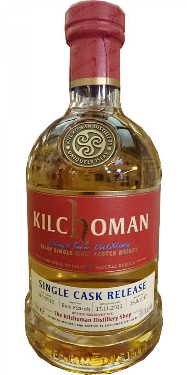 Kilchoman 2012  Single Cask Release