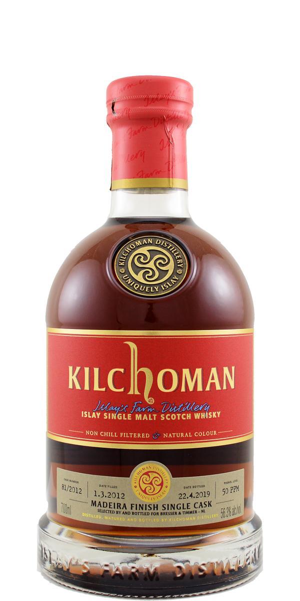 Kilchoman 2012  Madeira Finish Single Cask