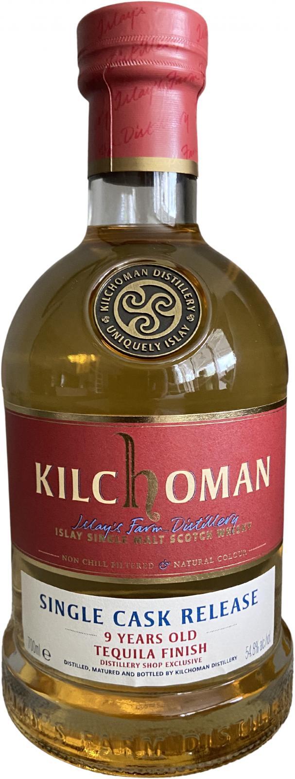 Kilchoman 2012  Tequila Finish Single Cask