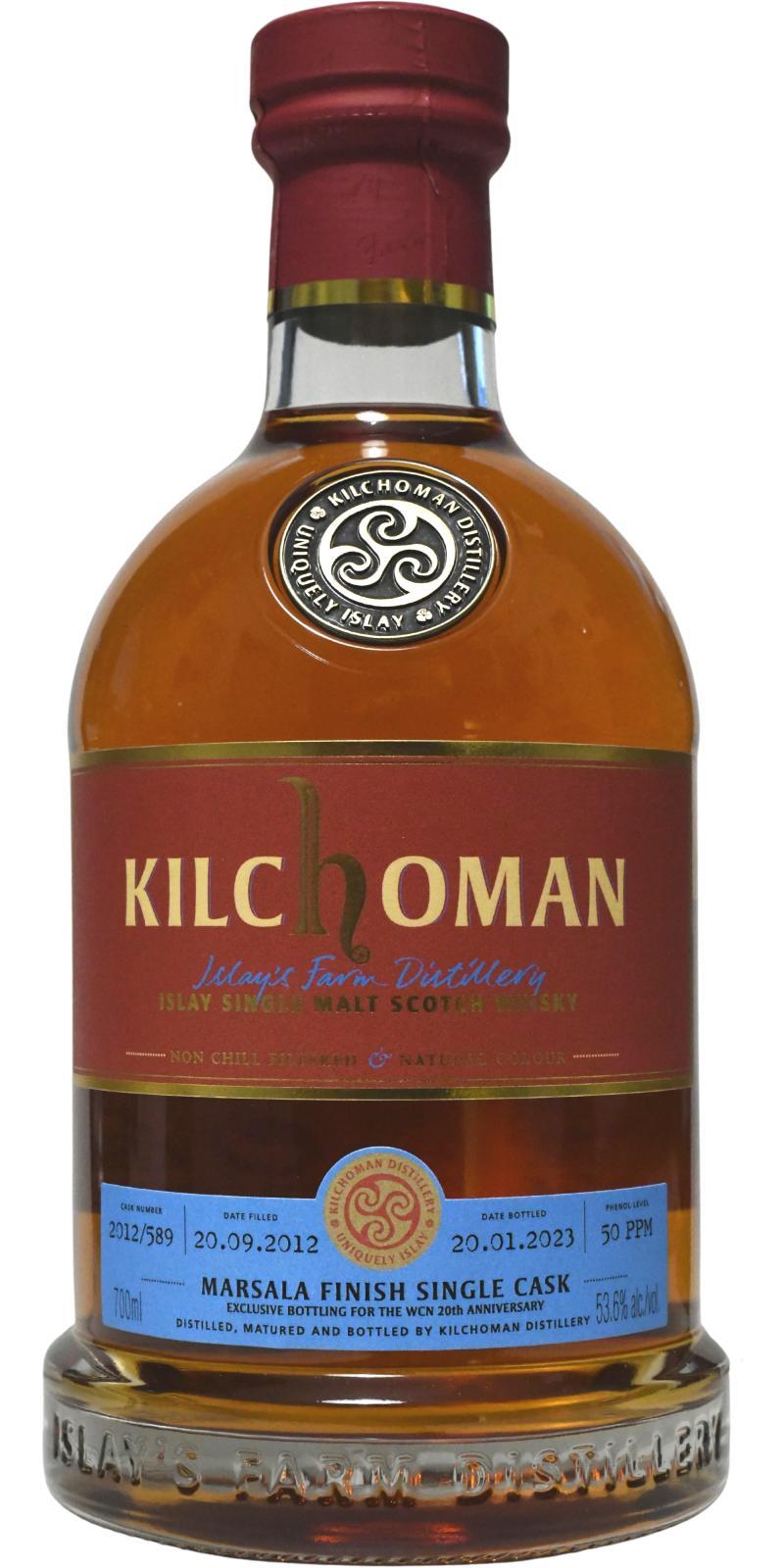 Kilchoman 2012  Private Cask Bottling