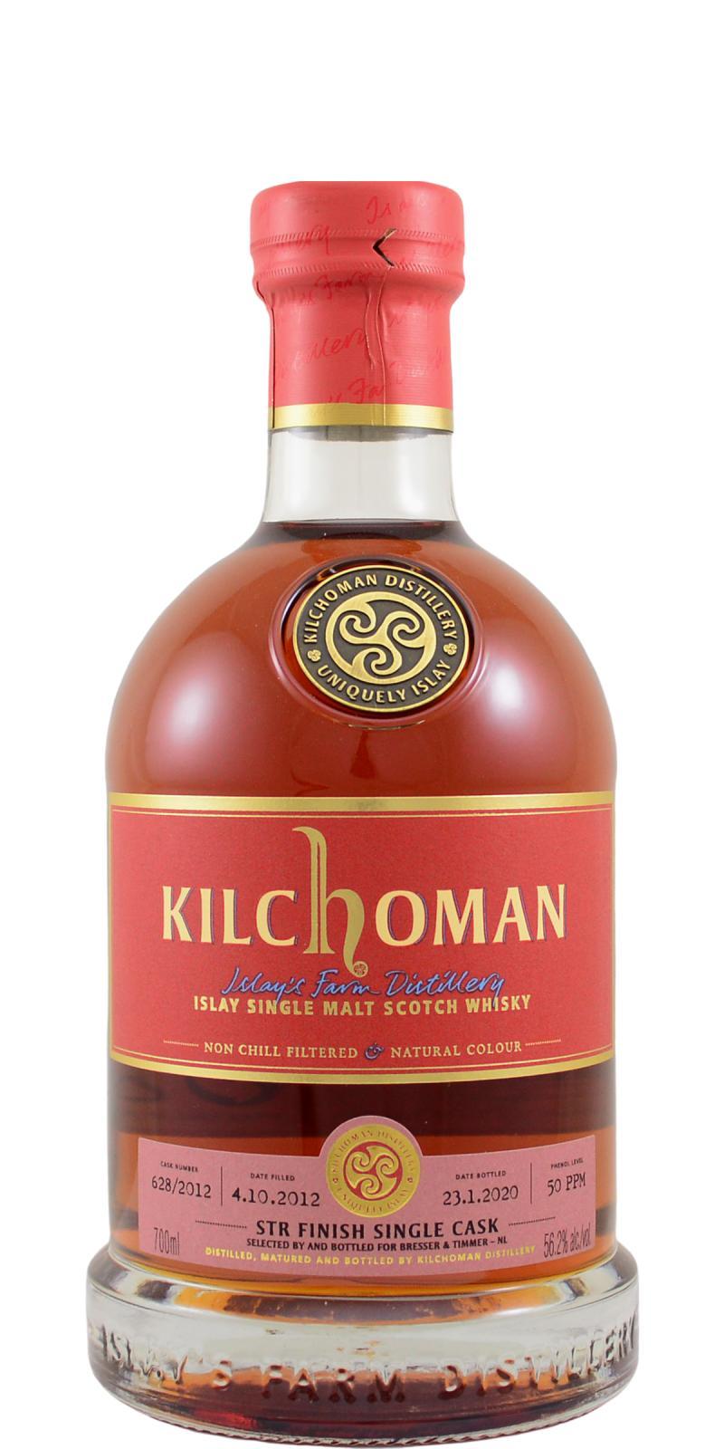 Kilchoman 2012  STR Finish Single Cask