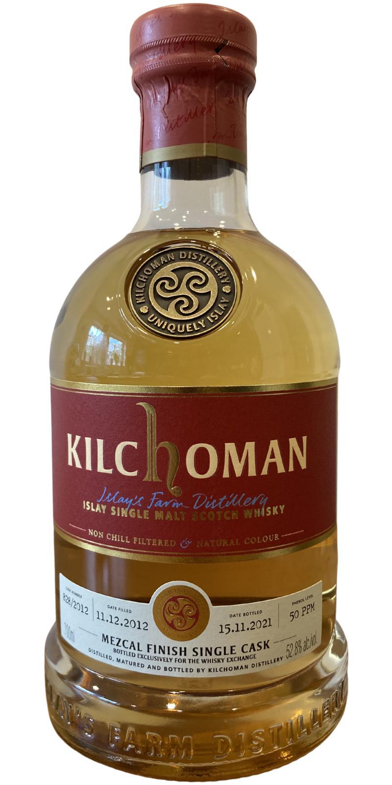 Kilchoman 2012  Mezcal Finish Single Cask