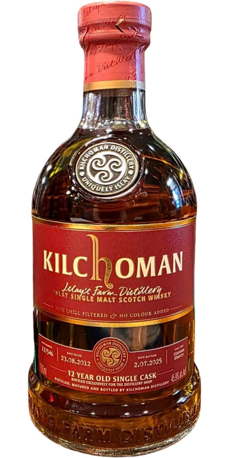 Kilchoman 2012  Distillery Exclusive