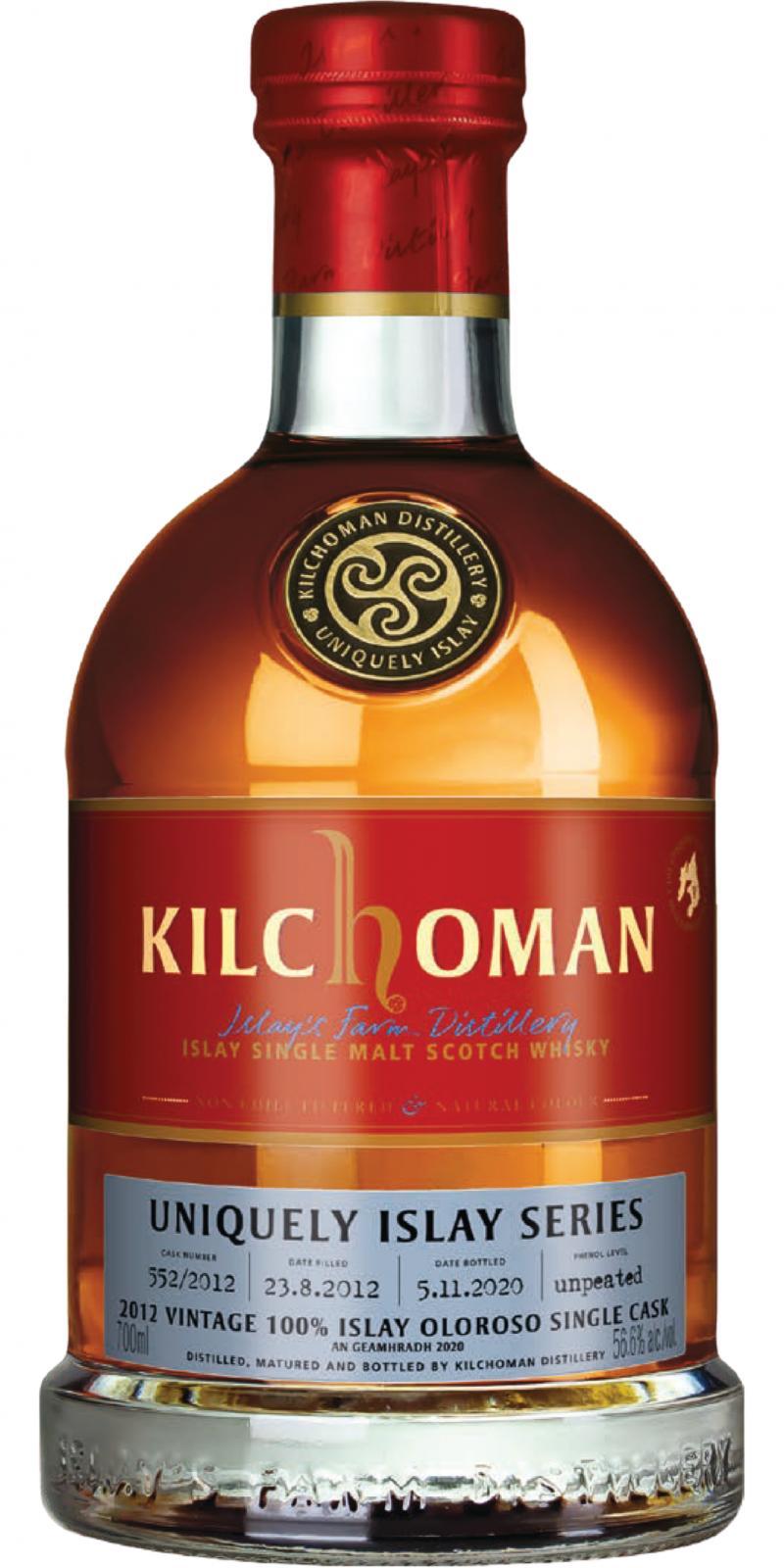 Kilchoman 2012  Uniquely Islay Series - An Geamhradh