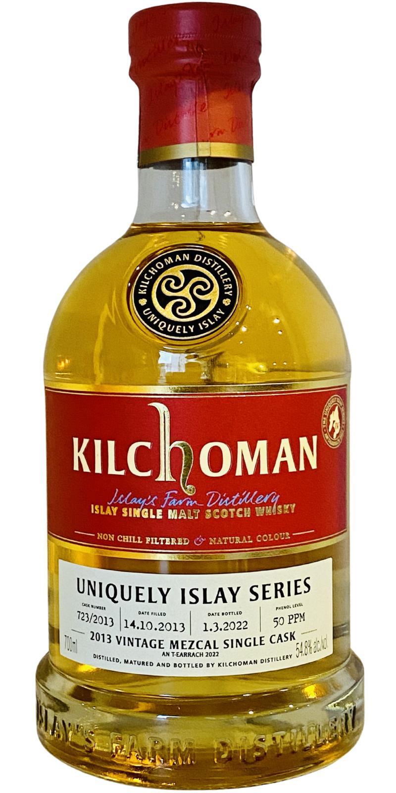 Kilchoman 2013  Uniquely Islay Series - An T-Earrach 2022 Mezcal Finish
