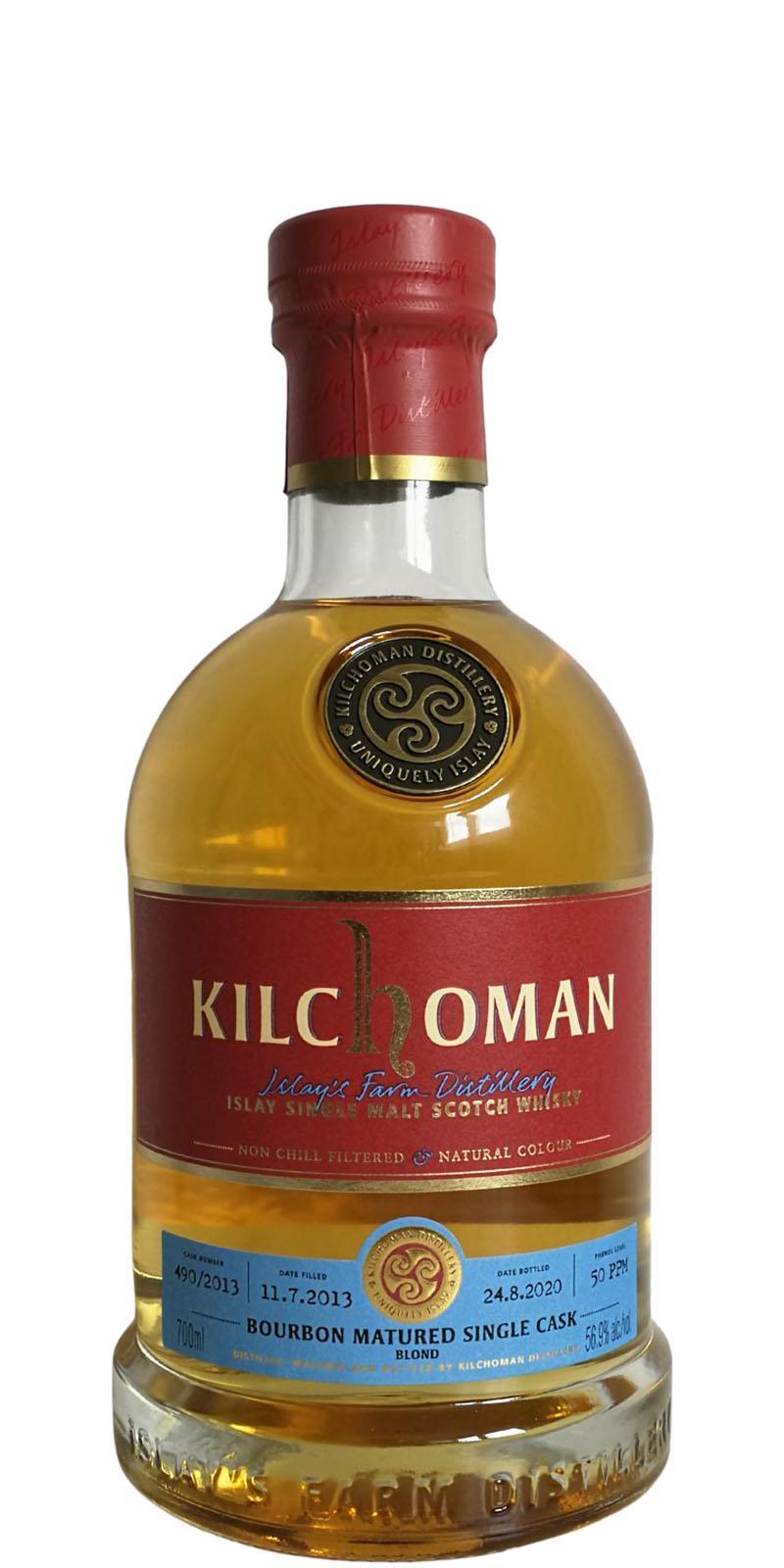 Kilchoman 2013  Single Cask for Drankdozijn