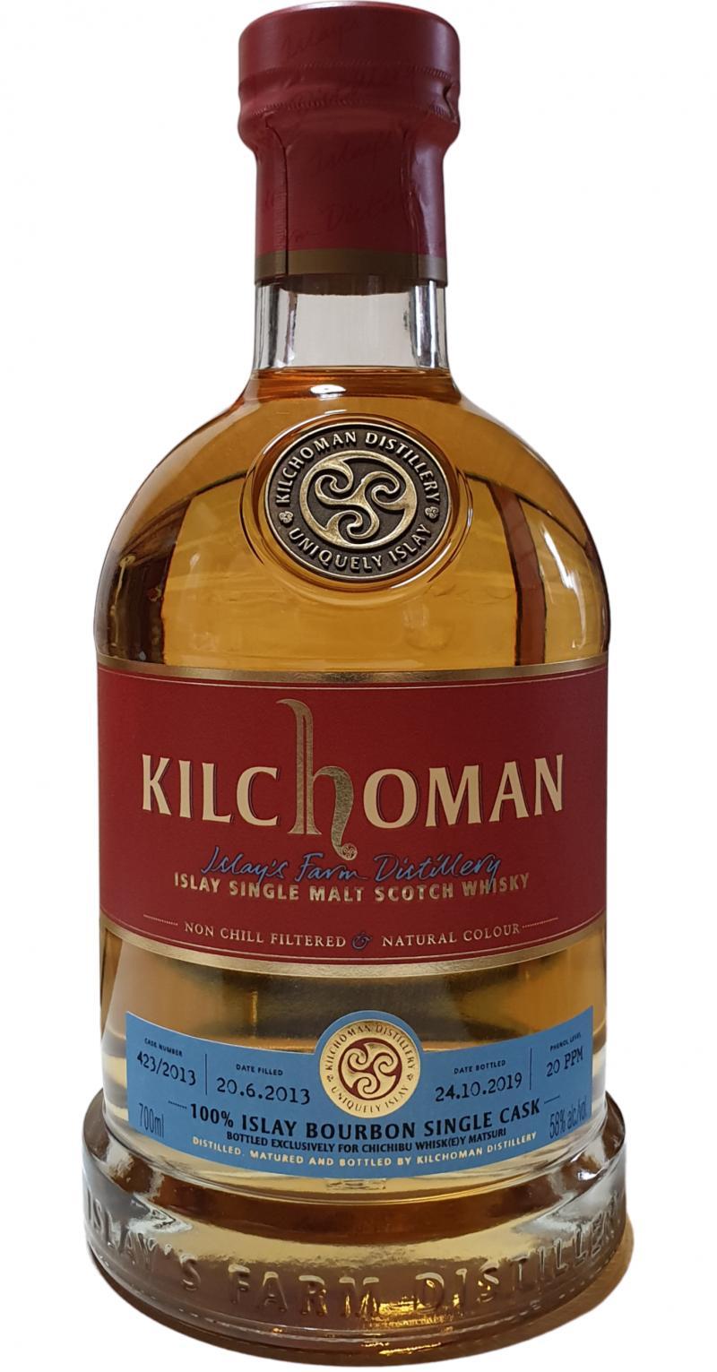 Kilchoman 2013  100% Islay Bourbon Single Cask