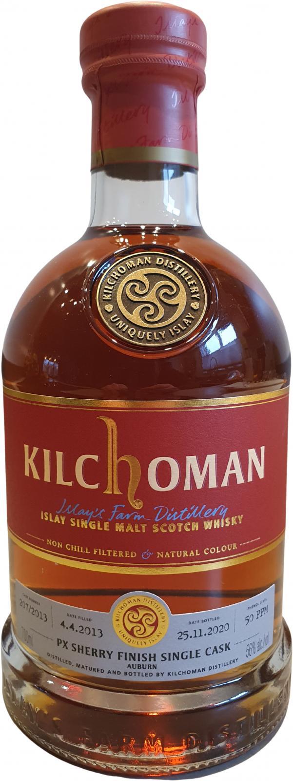 Kilchoman 2013  Auburn Single Cask