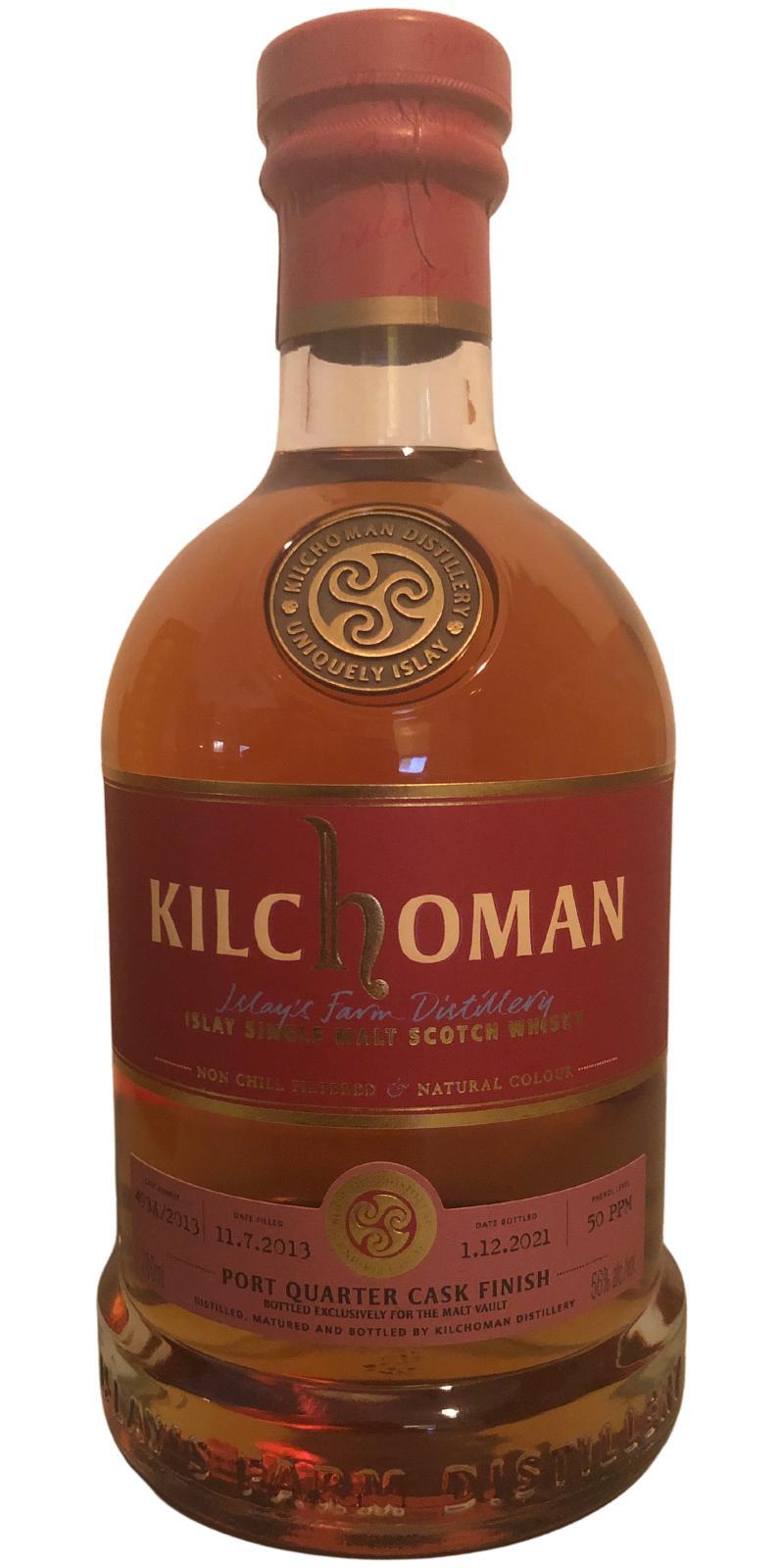 Kilchoman 2013  Port Quarter Cask Finish