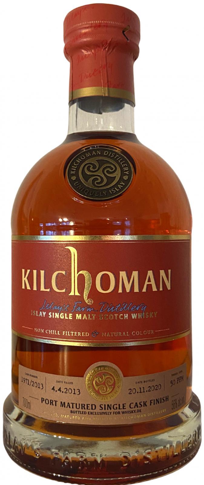 Kilchoman 2013  Single Cask Release