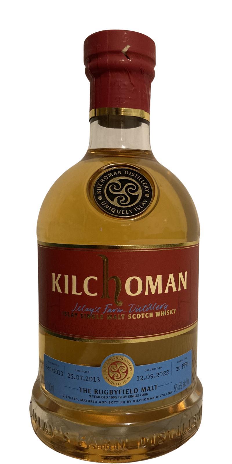Kilchoman 2013  The Rugbyfield Malt