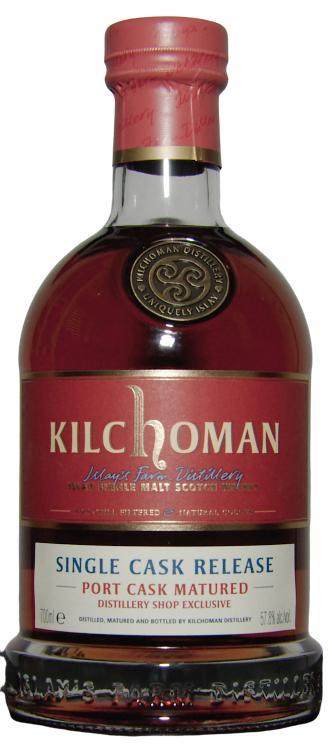 Kilchoman 2014  Single Cask Release: Port Cask Matured