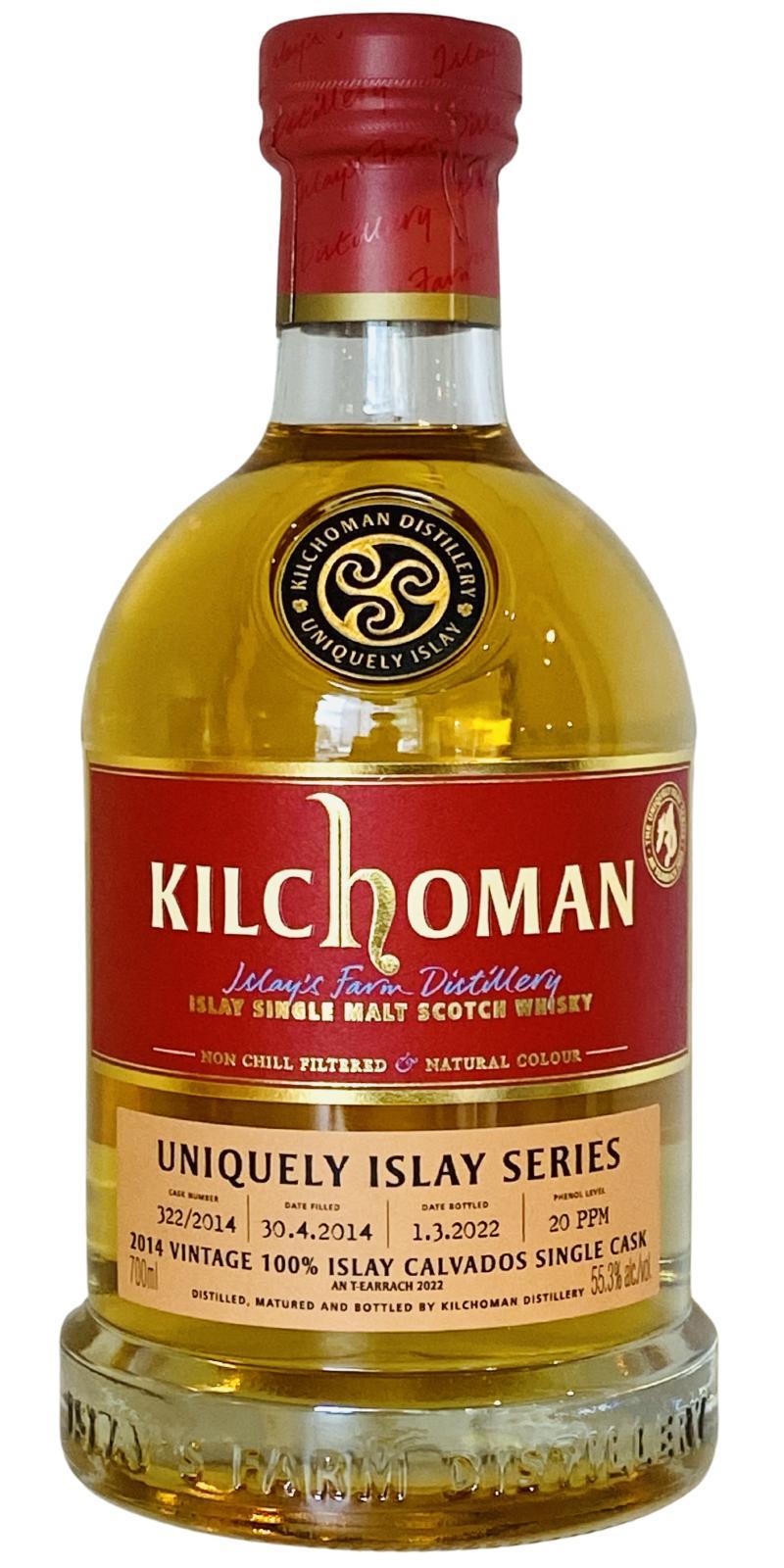 Kilchoman 2014  Uniquely Islay Series - An T-Earrach 2022