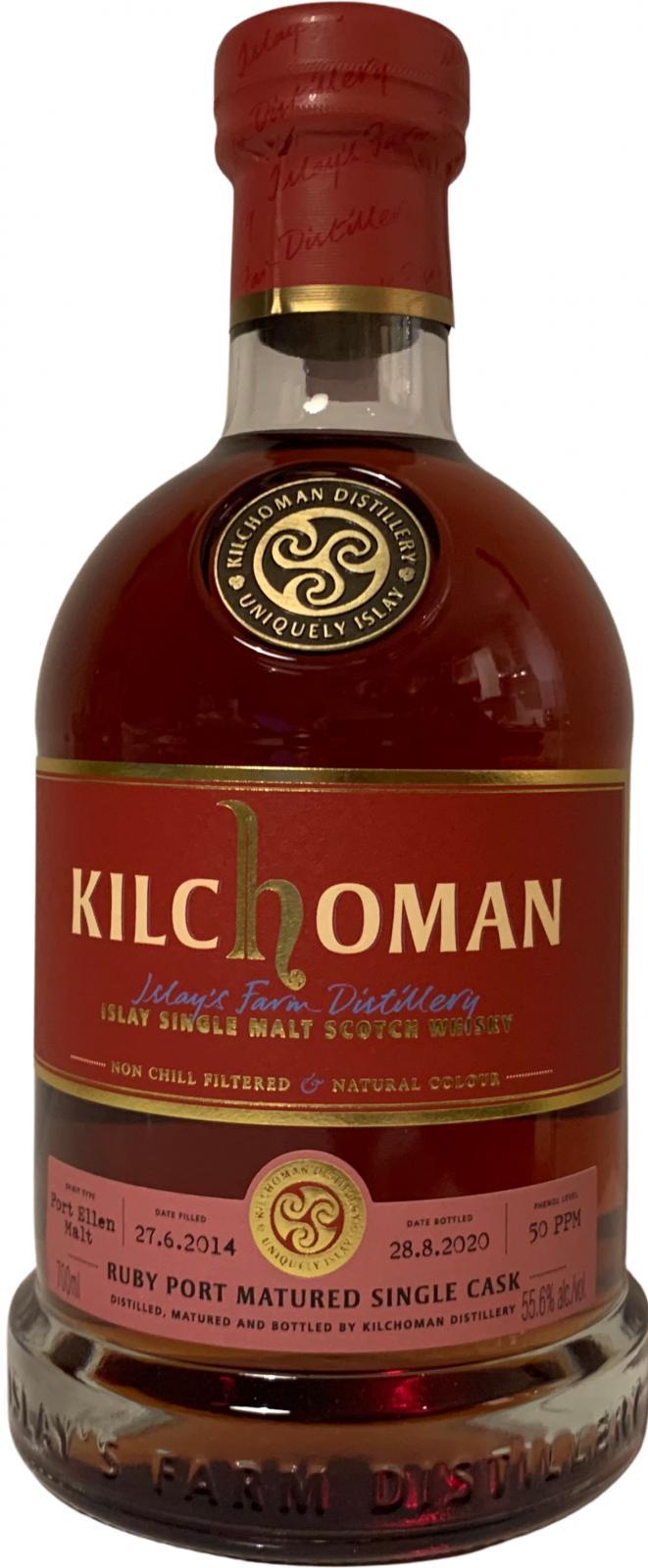 Kilchoman 2014  Ruby Port Matured Single Cask