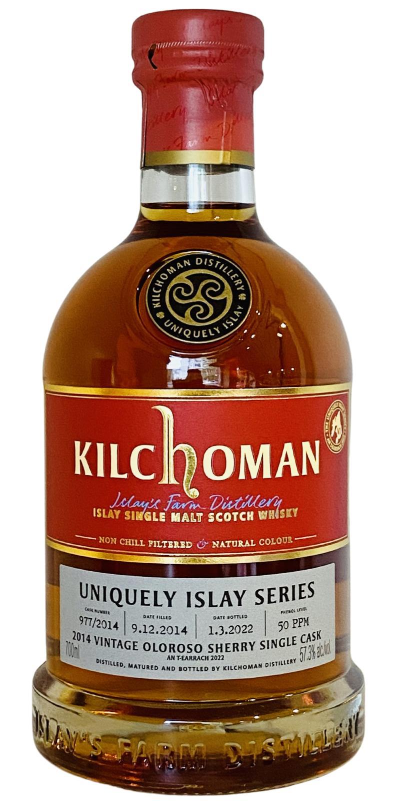 Kilchoman 2014  Uniquely Islay Series - An T-Earrach 2022