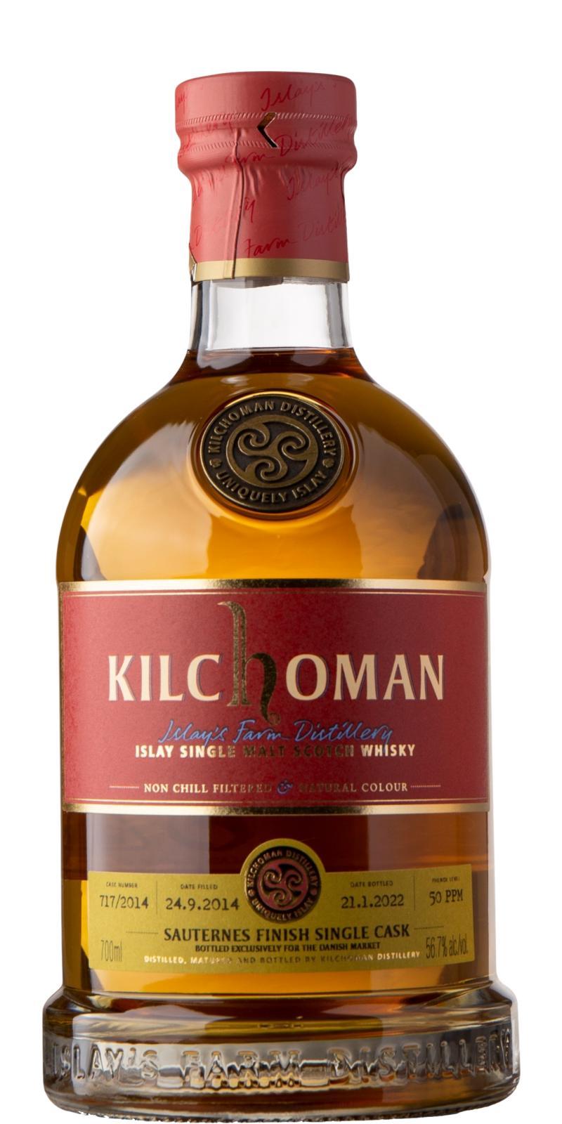 Kilchoman 2014  Sauternes Single Cask Finish
