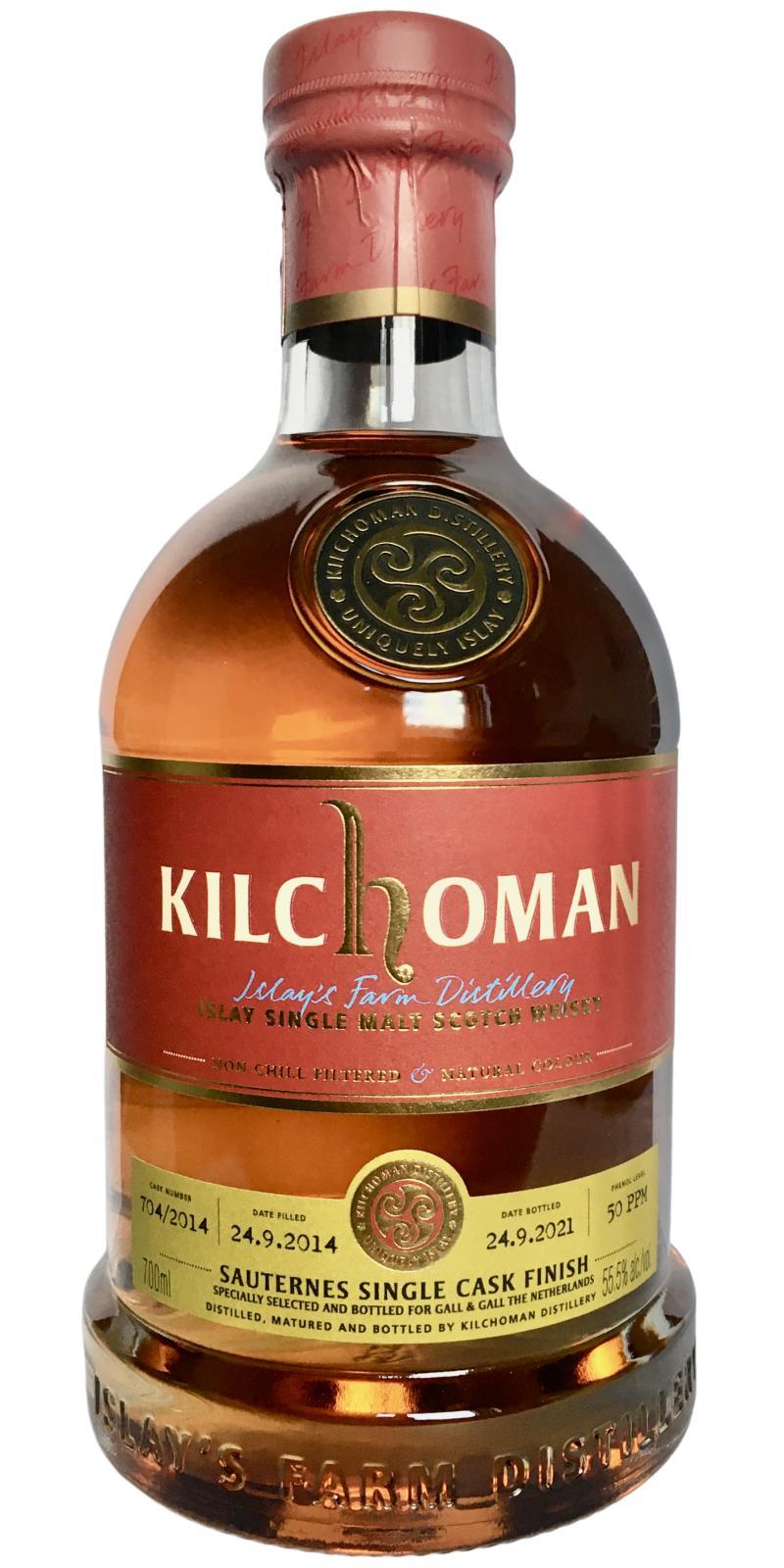Kilchoman 2014  Sauternes single cask