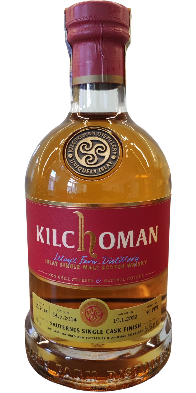 Kilchoman 2014  Sauternes Single Cask Finish