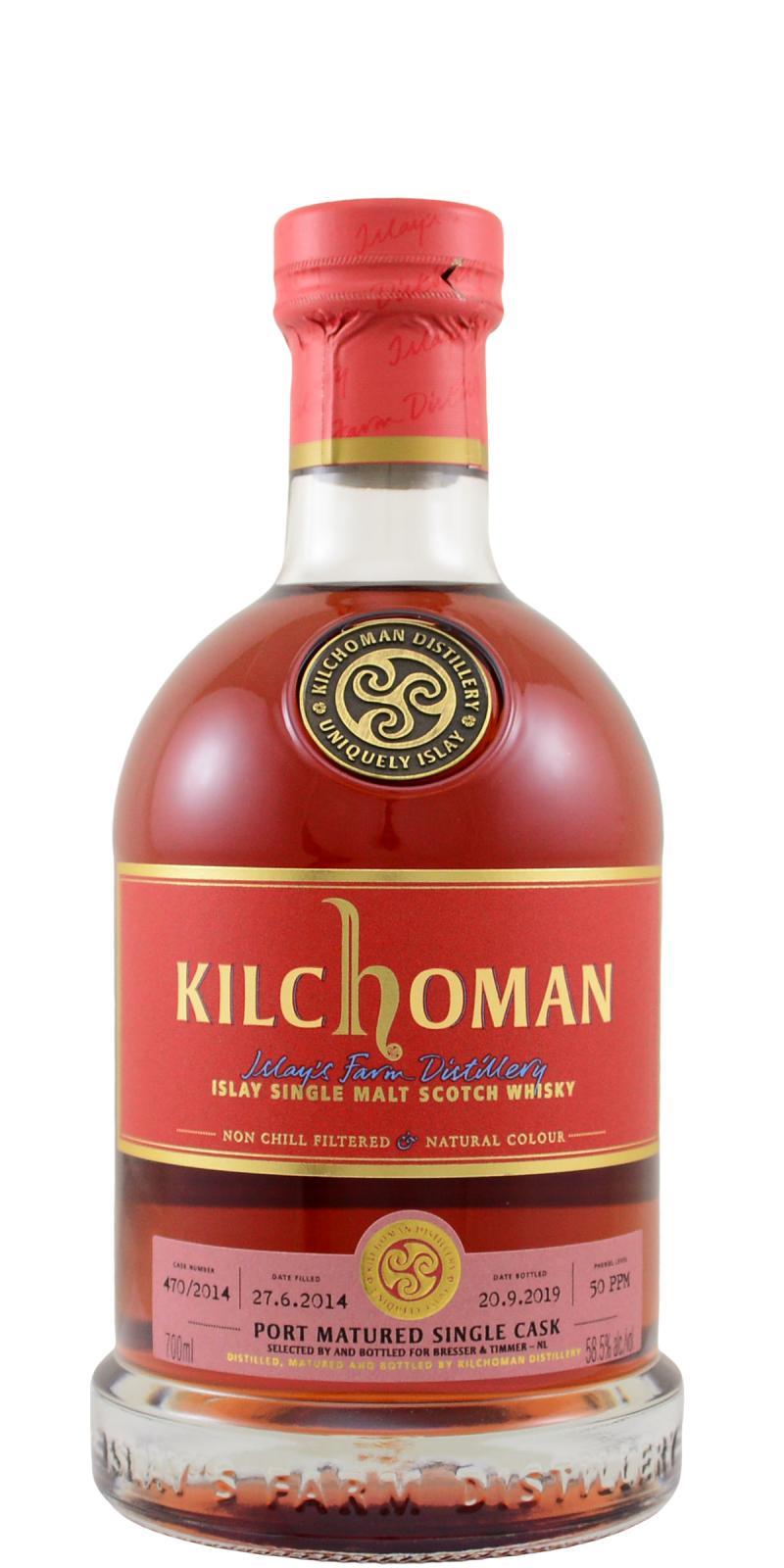 Kilchoman 2014  Port Matured Single Cask
