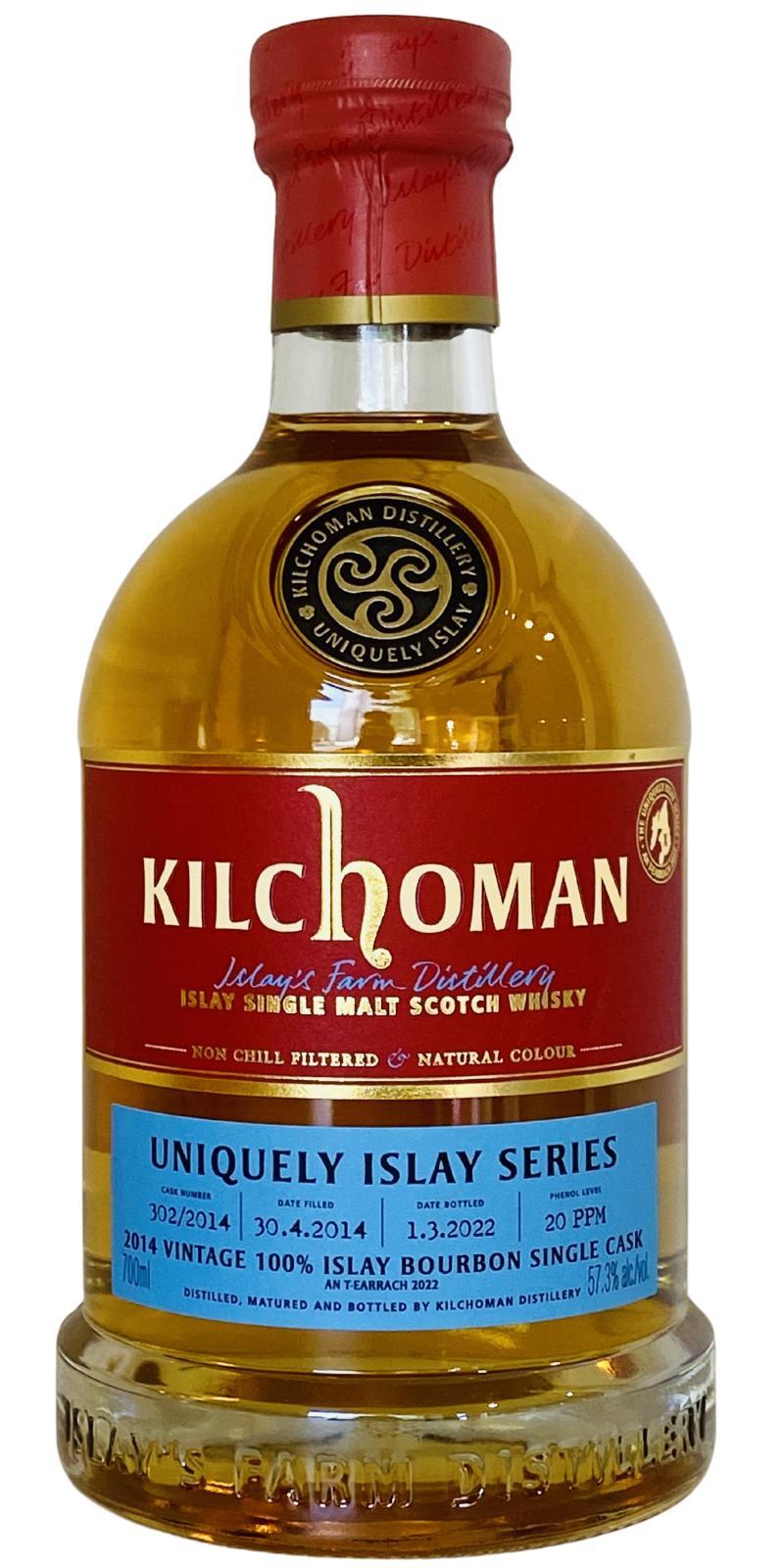 Kilchoman 2014  Uniquely Islay Series - An T-Earrach 2022