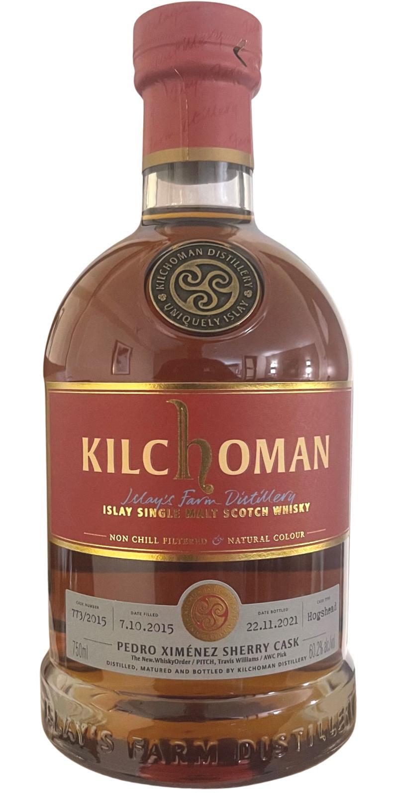 Kilchoman 2015  Pedro Ximénez Sherry Cask
