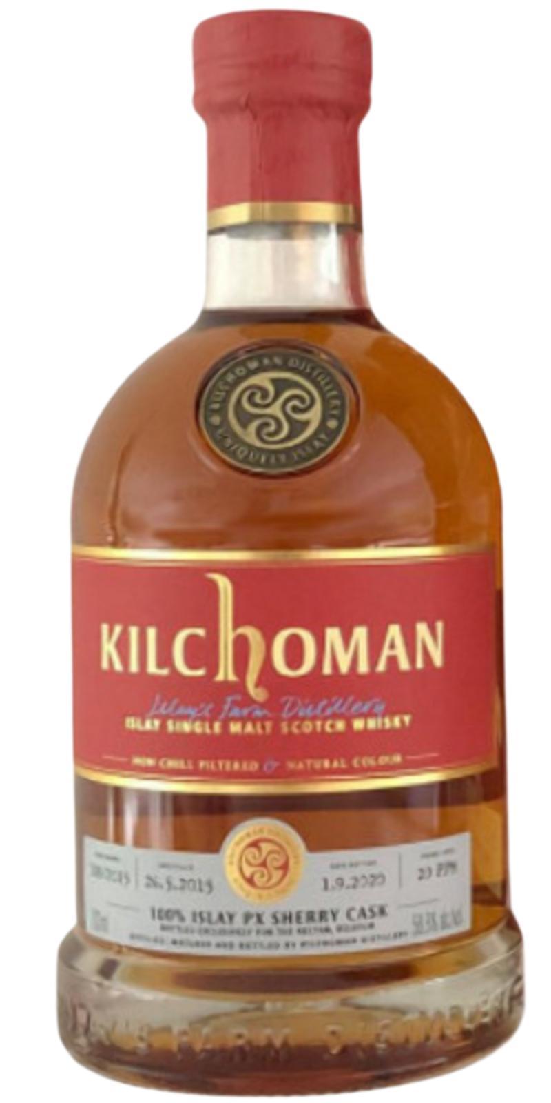 Kilchoman 2015  100% Islay PX Sherry Cask