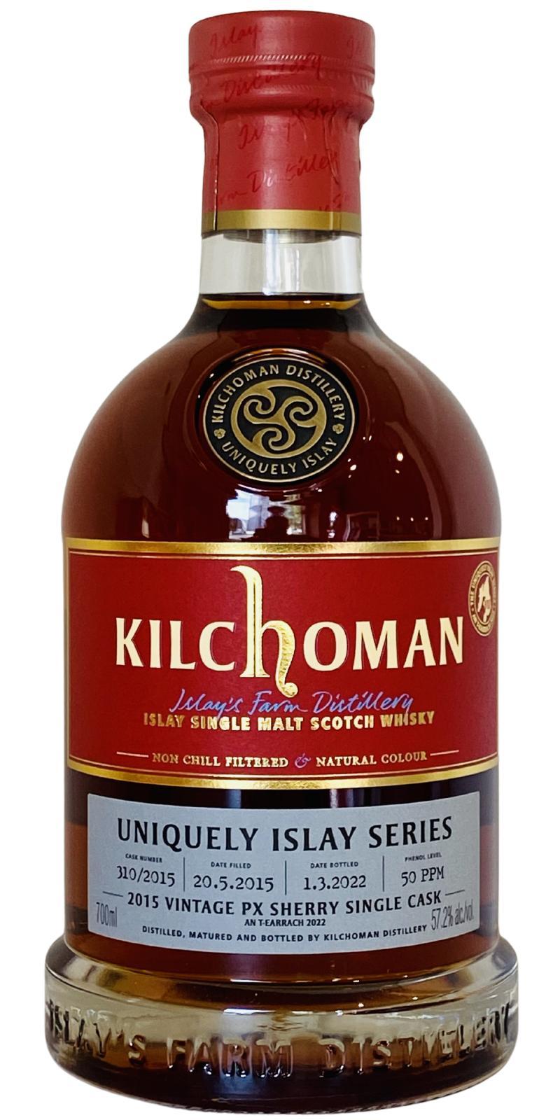 Kilchoman 2015  Uniquely Islay Series - An T-Earrach 2022