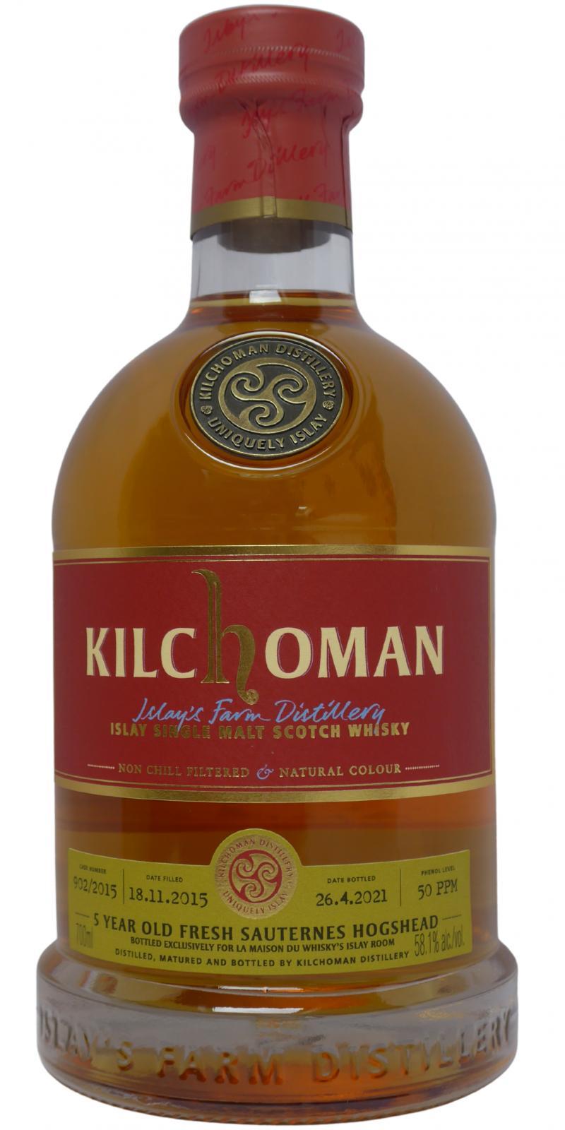 Kilchoman 2015