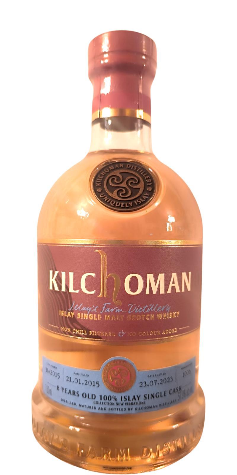 Kilchoman 2015  100% Islay Single Cask
