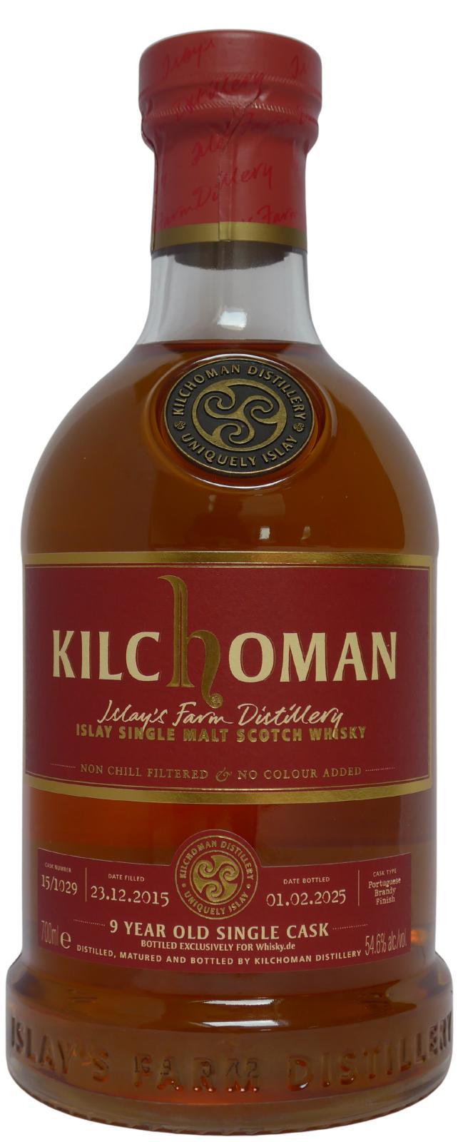 Kilchoman 2015  Single Cask Release