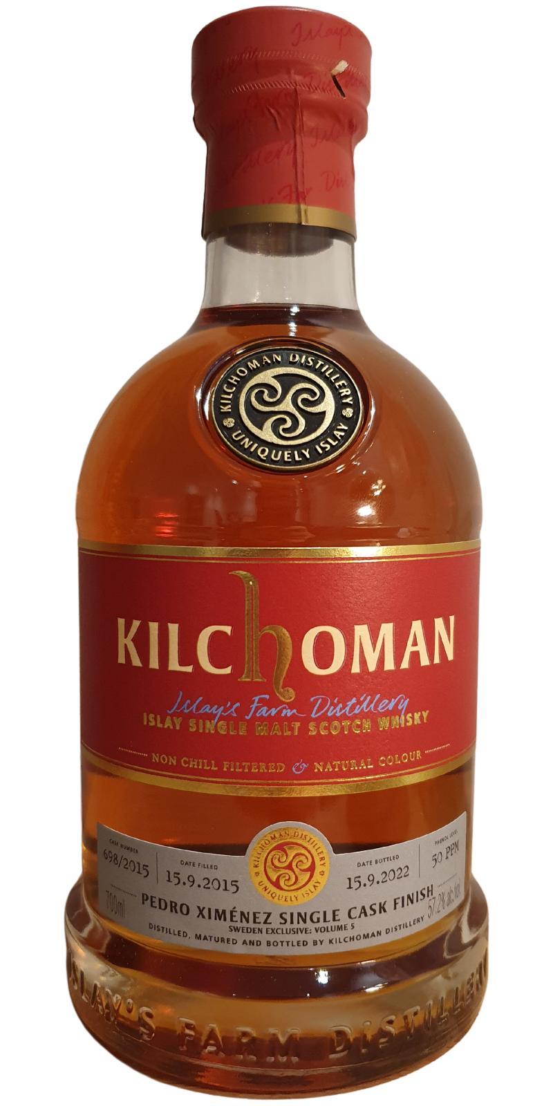 Kilchoman 2015  Single Cask for Sweden Volume 5