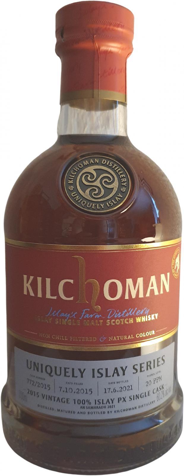 Kilchoman 2015 100% Islay  Uniquely Islay Series - An Samhradh