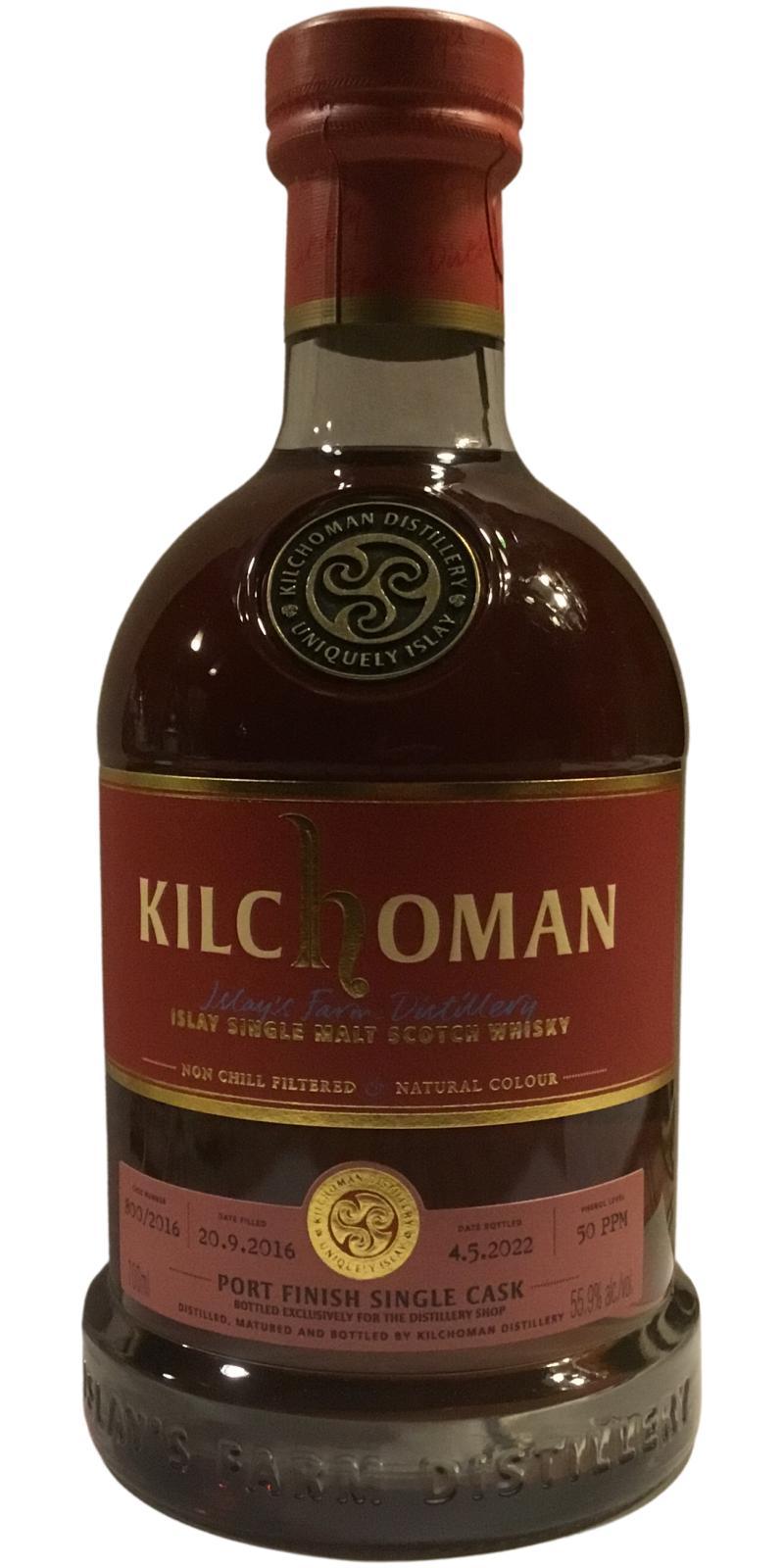 Kilchoman 2016  Single Cask