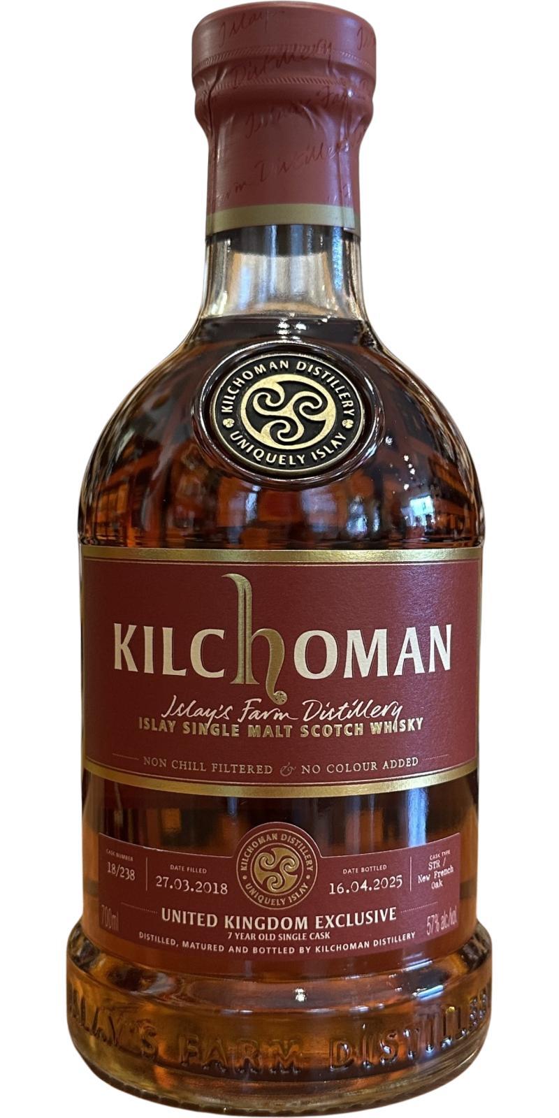 Kilchoman 2018  Single Cask Release