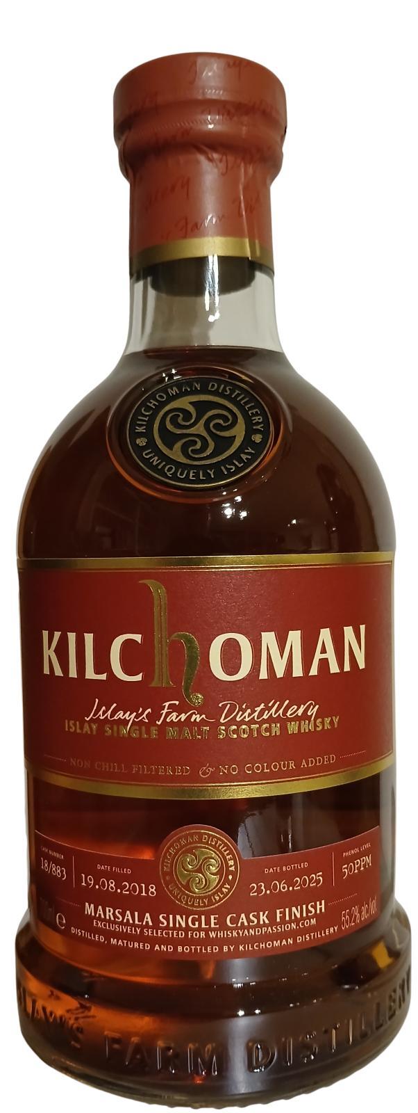 Kilchoman 2018  Single Cask Release