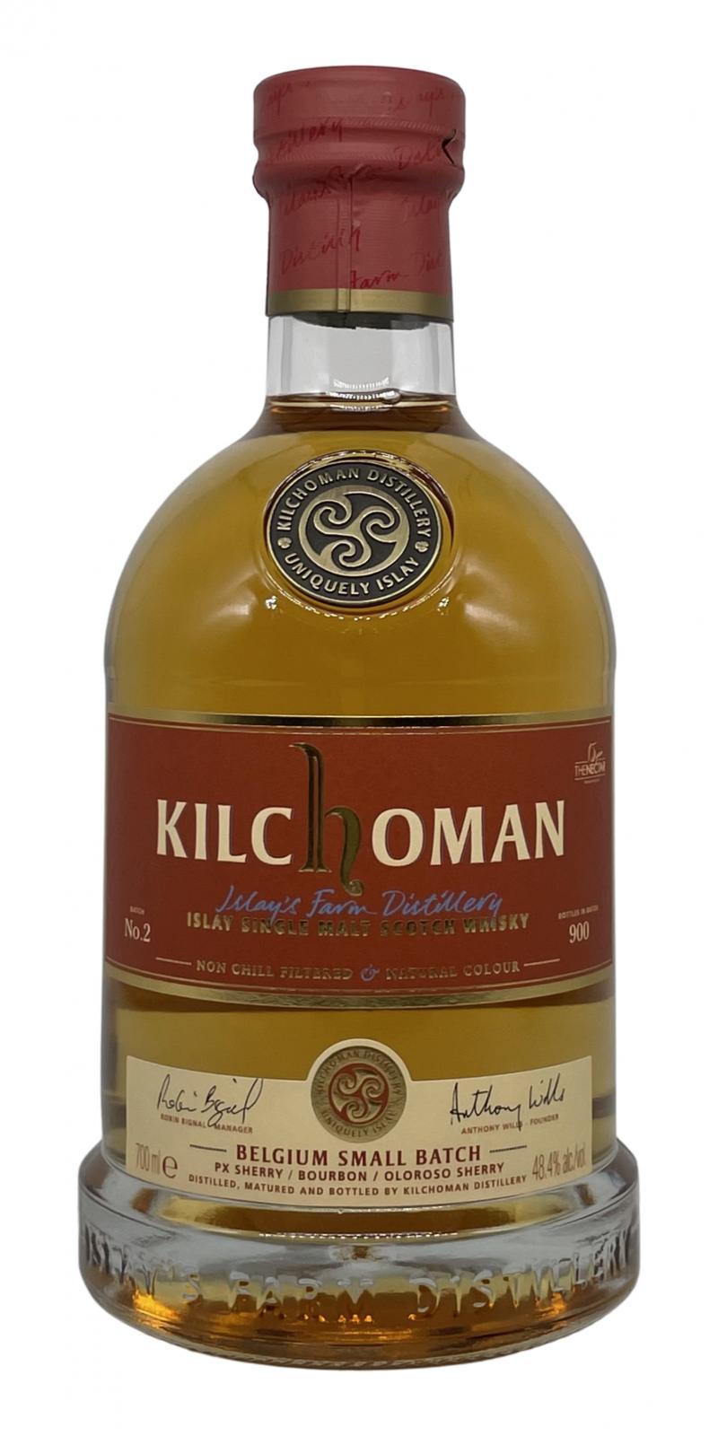 Kilchoman Belgium   Small Batch Release No. 2