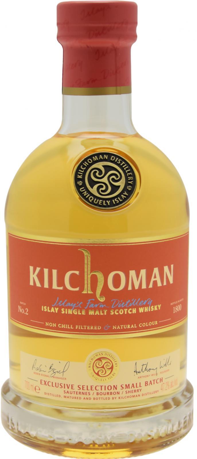 Kilchoman Small Batch No. 2  Exclusive Selection Small Batch