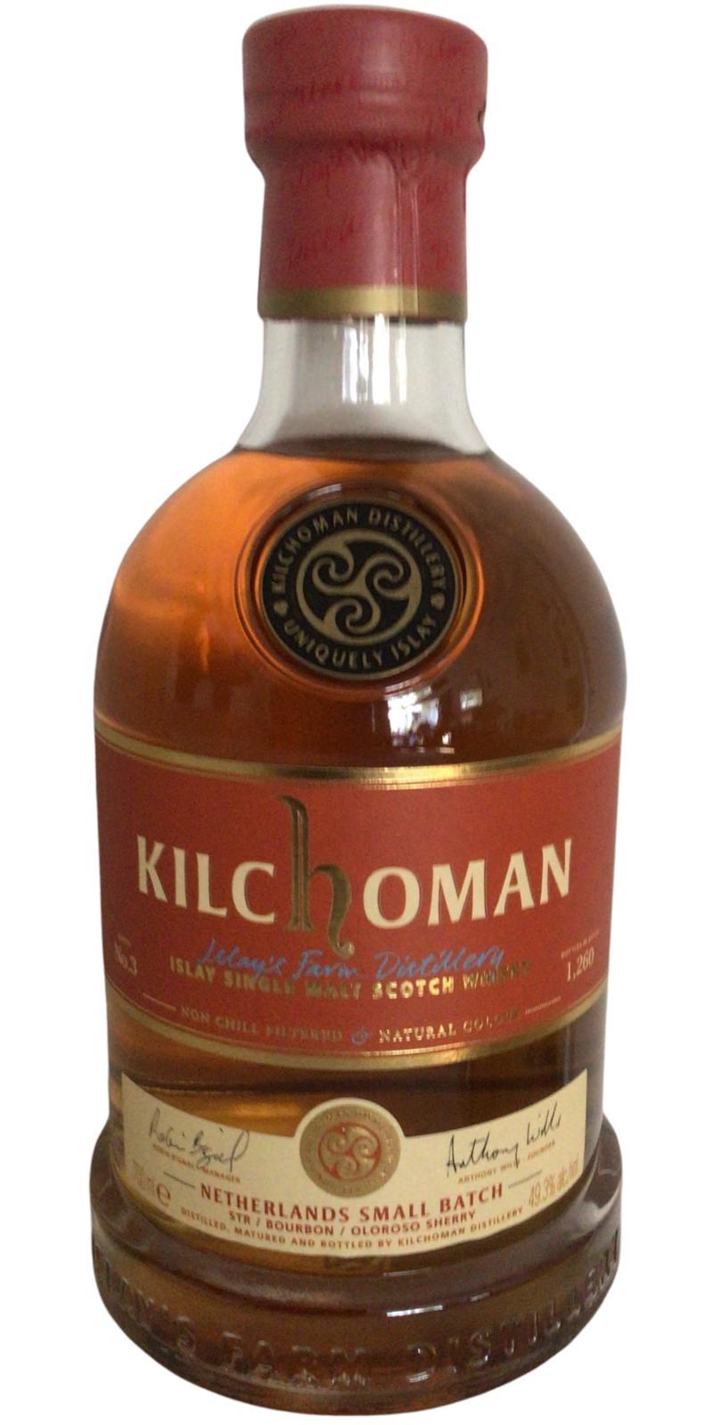 Kilchoman The Netherlands  Small Batch Release No. 3