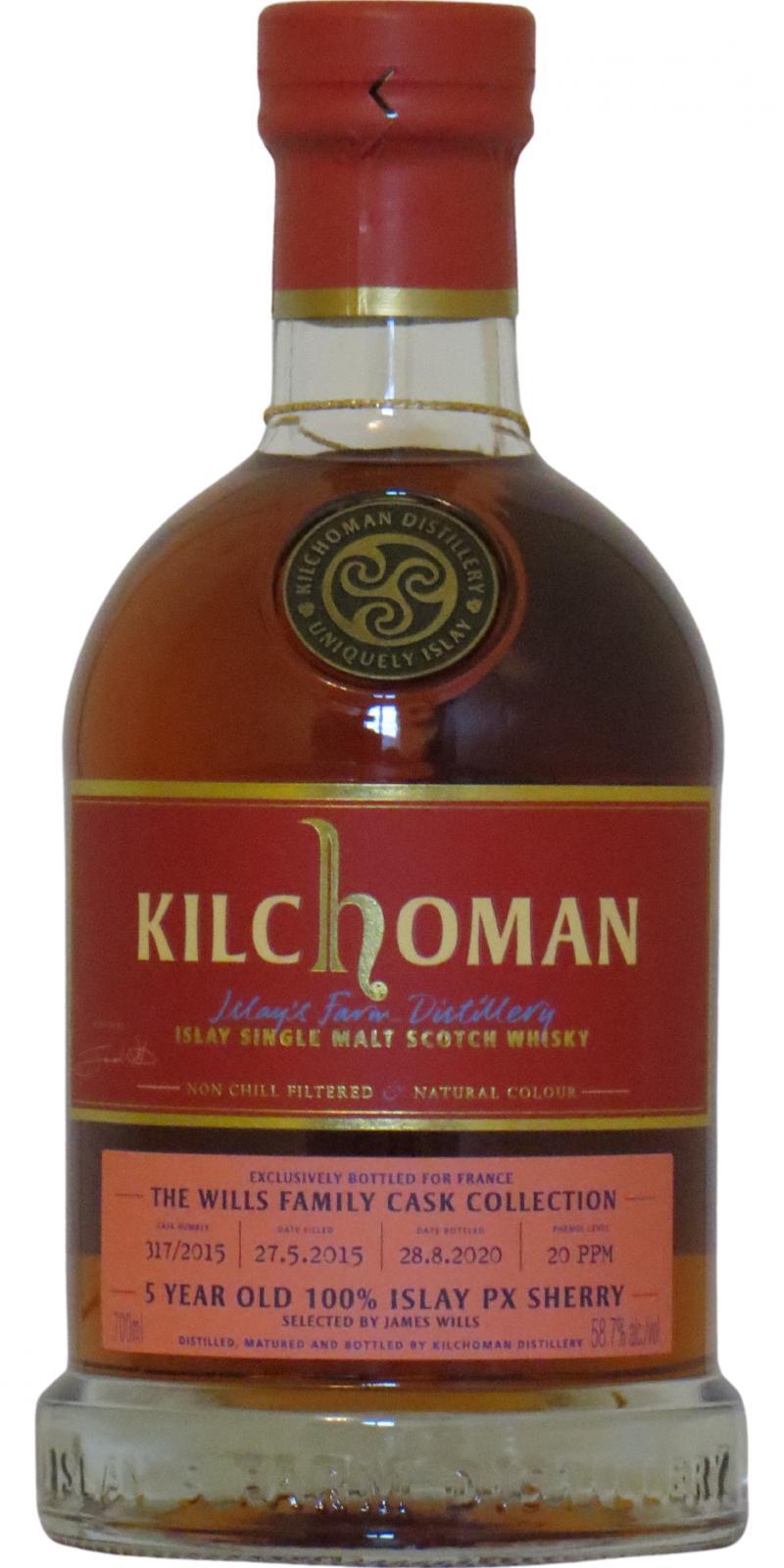 Kilchoman The Wills Family Cask Collection - James Wills  100% Islay PX Sherry Cask