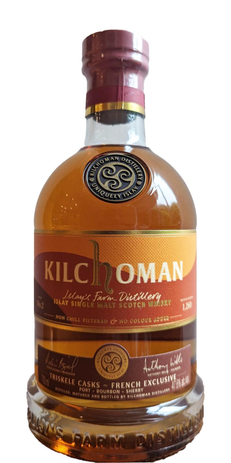 Kilchoman Triskele Casks - French Exclusive  Small Batch Release