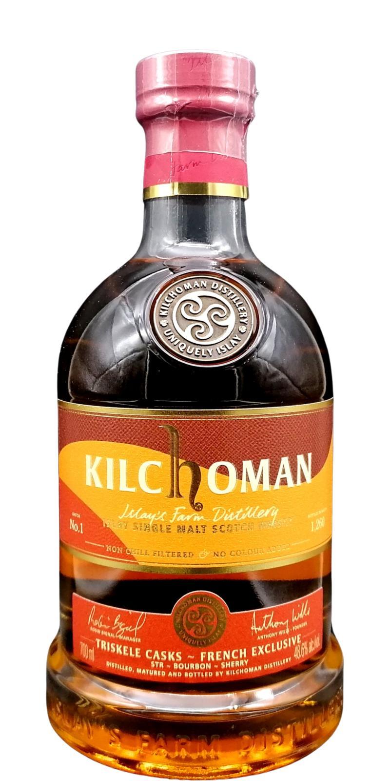 Kilchoman Triskele Casks ∽ French Exclusive  Small Batch Release