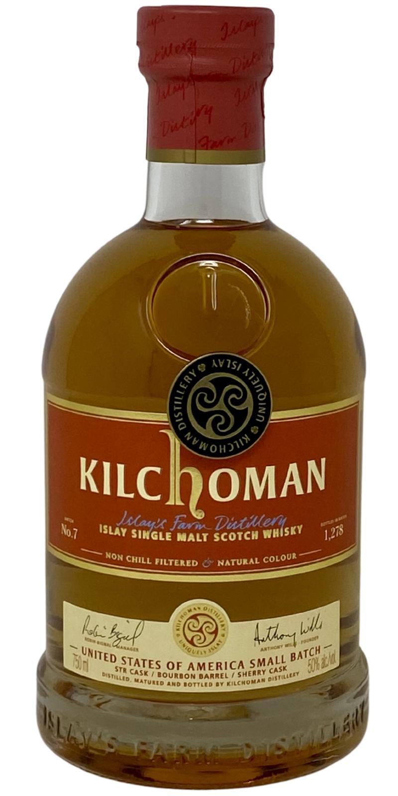 Kilchoman United States  Small Batch Release No. 7