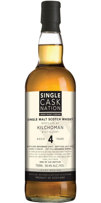 Kilchoman 2007 JWC  Single Cask Nation