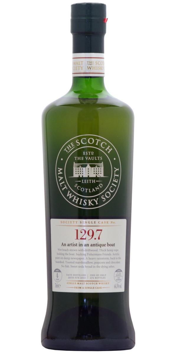 Kilchoman 2010 SMWS 129.7  An artist in an antique boat