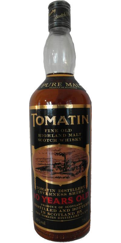 Tomatin 10-year-old Pure Malt Fine Old Highland Malt Scotch Whisky