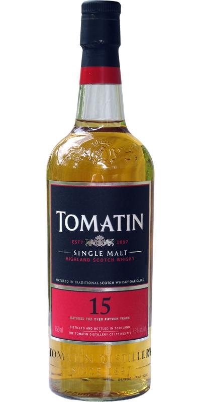 Tomatin 15-year-old