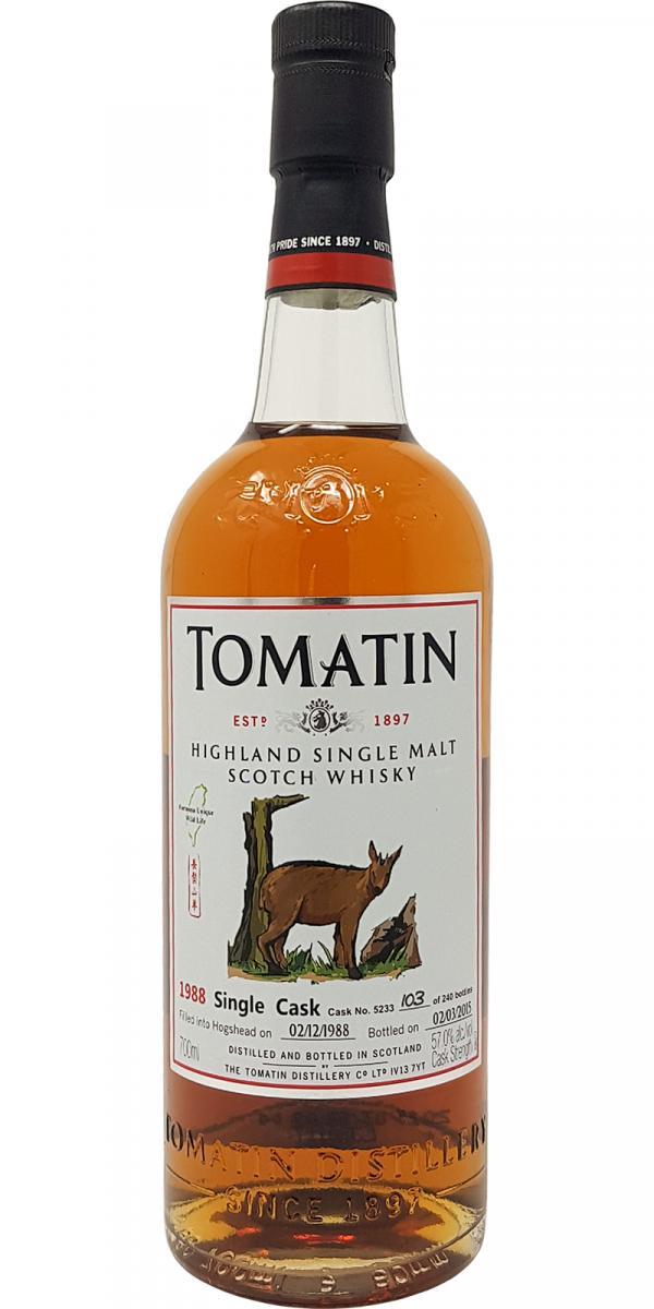 Tomatin 1988 Formosa Unique Wildlife Collection