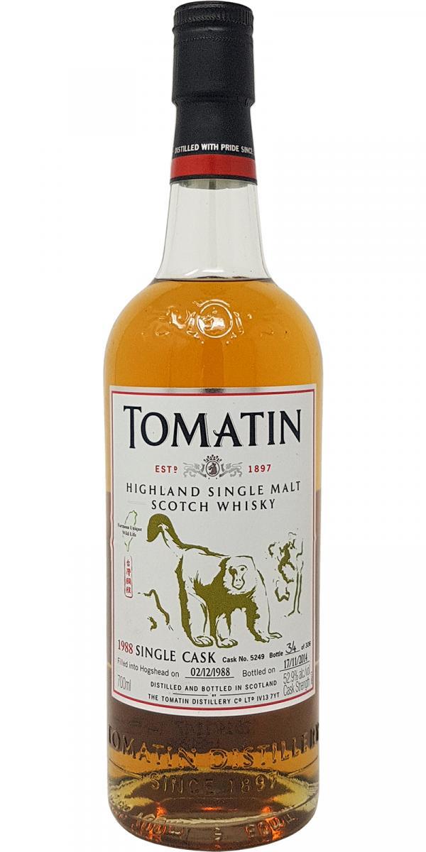 Tomatin 1988 Formosa Unique Wildlife Collection
