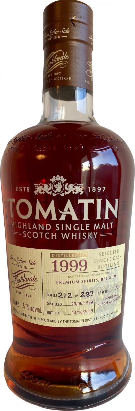 Tomatin 1999 Selected Single Cask Bottling